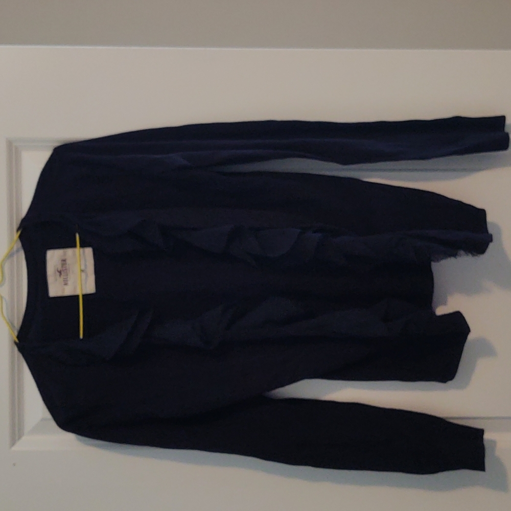 Blue Hollister cardigan